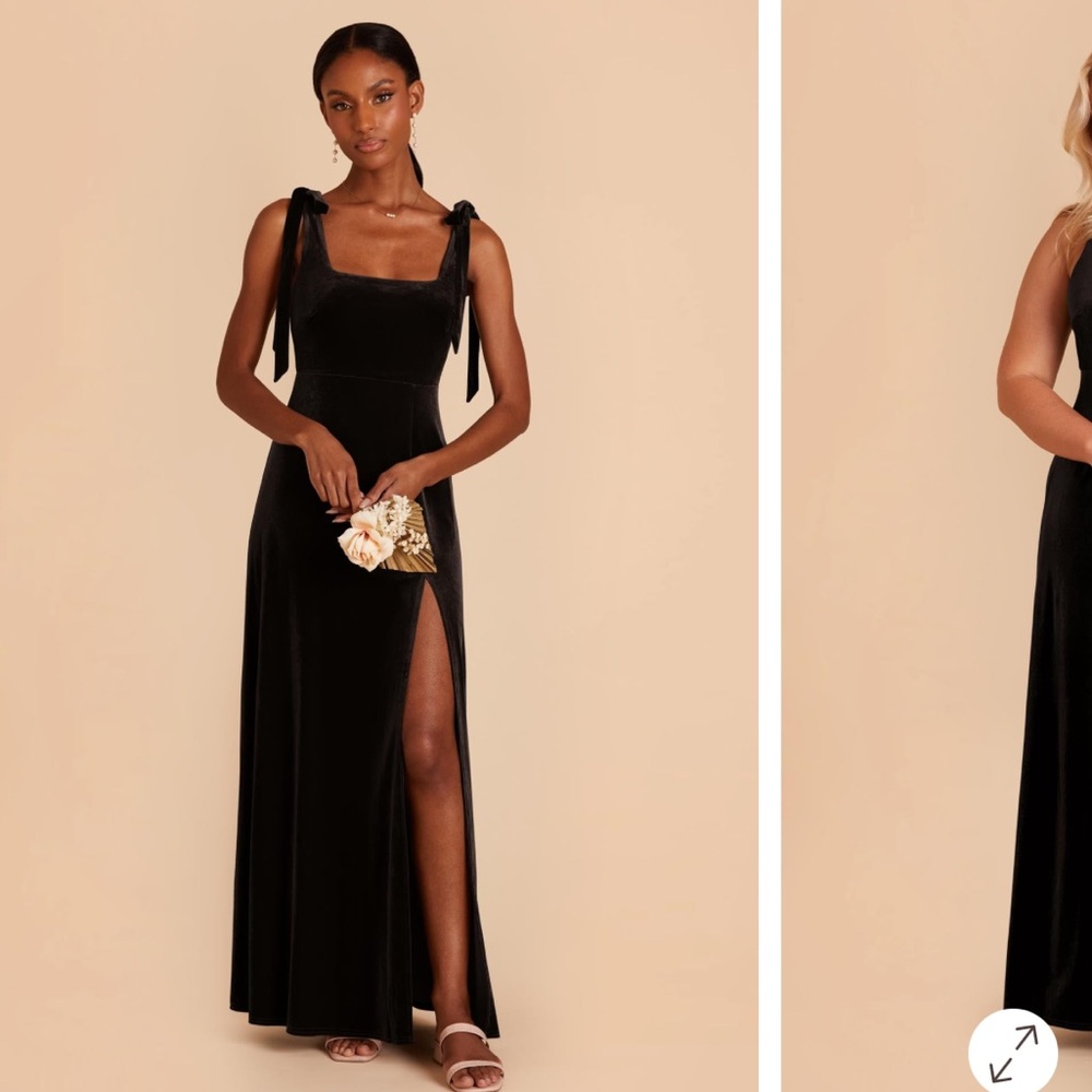 Birdy Grey - Alex Bridesmaids Dress - Black Velvet